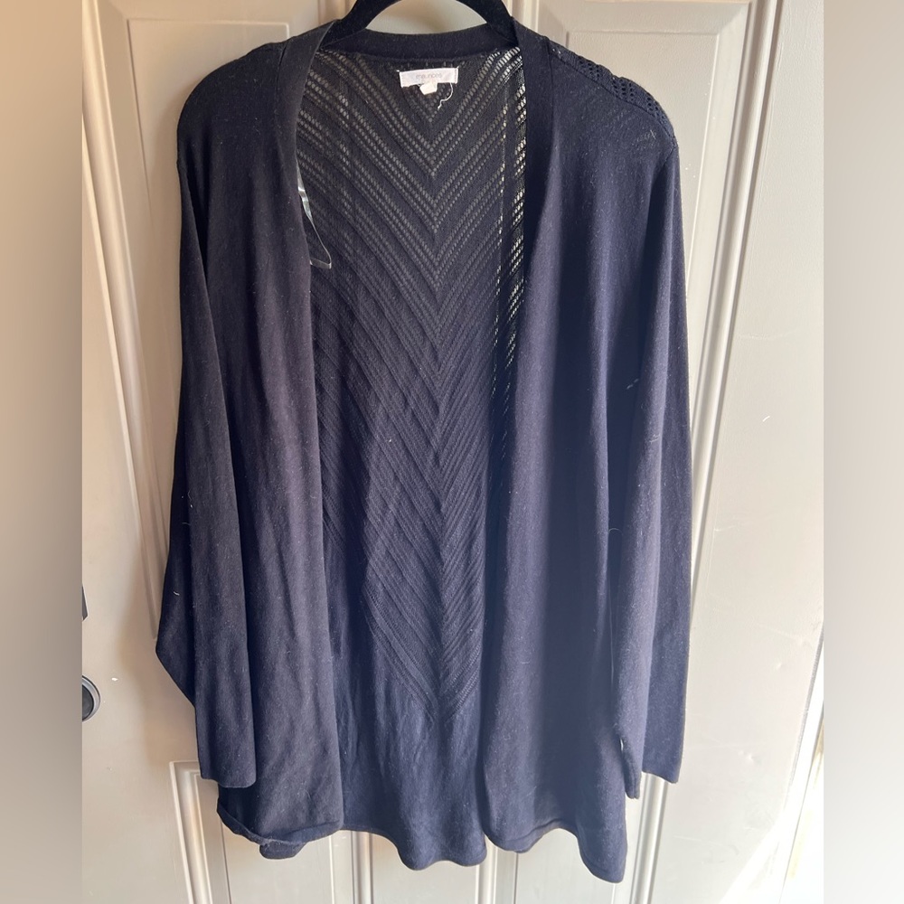 Black Cardigan XXL